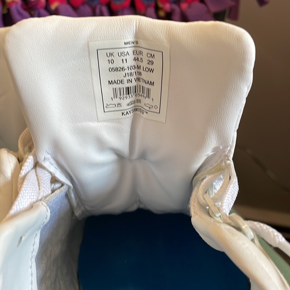 K-Swiss Mens Classic sneakers, Size 11 - Picture 2 of 3